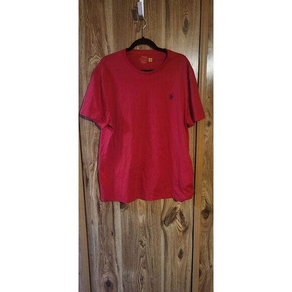 NWOT POLO Ralph Lauren red crew neck short-sleeve tee - Picture 1 of 5
